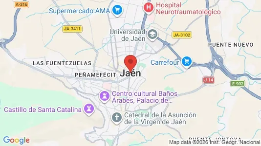 Rooms for rent in Jaén - Photo from Google Street View