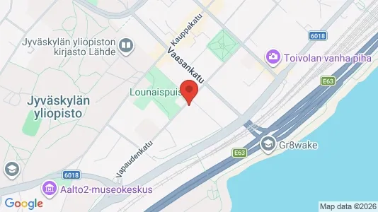 Apartments for rent i Jyväskylä - kort over placeringen
