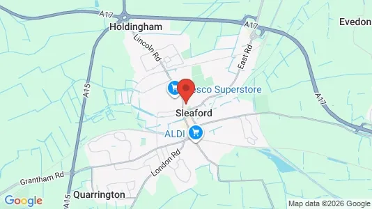 Houses for rent i Sleaford - Lincolnshire - kort over placeringen