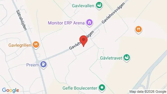 Apartments for rent i Gävle - kort over placeringen