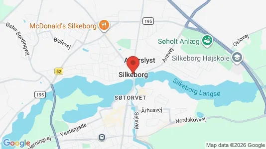 Houses for rent i Silkeborg - kort over placeringen