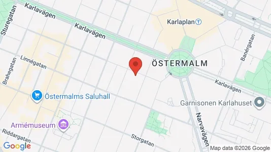 Apartments for rent i Östermalm - kort over placeringen