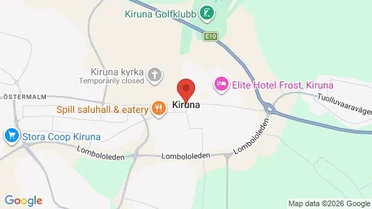 Houses for rent i Kiruna - kort over placeringen