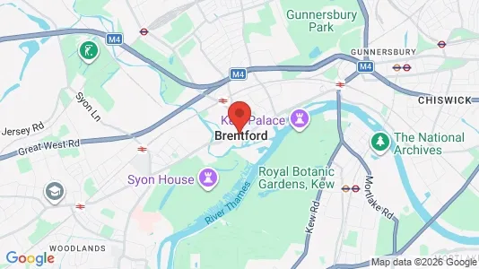 Houses for rent i Brentford - Middlesex - kort over placeringen