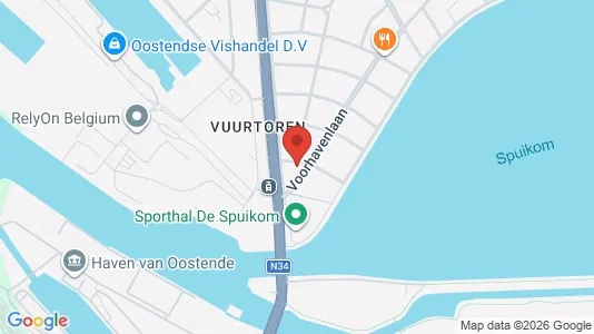 Apartments for rent i Oostende - kort over placeringen