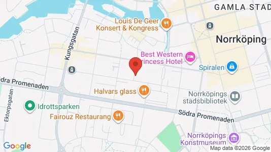 Apartments for rent i Norrköping - kort over placeringen