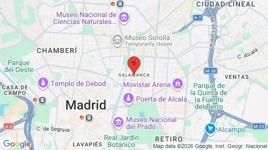 Apartments for rent in Madrid Salamanca - Photo from Google Street View
