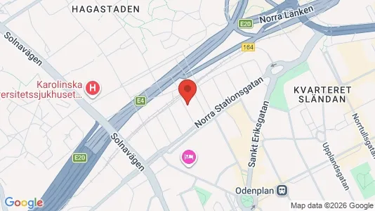 Apartments for rent i Vasastan - kort over placeringen