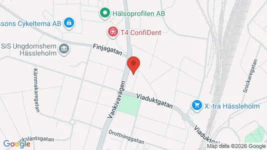 Apartments for rent i Hässleholm - kort over placeringen