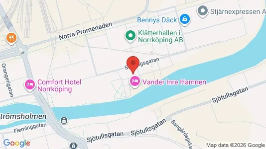 Apartments for rent i Norrköping - kort over placeringen