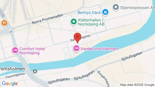 Apartments for rent i Norrköping - kort over placeringen