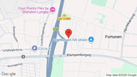 Apartments for rent i Kongens Lyngby - kort over placeringen