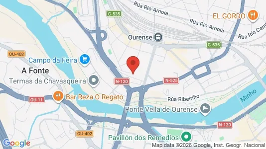 Apartments for rent in Ourense - Photo from Google Street View
