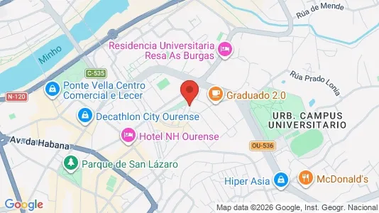 Apartments for rent in Ourense - Photo from Google Street View