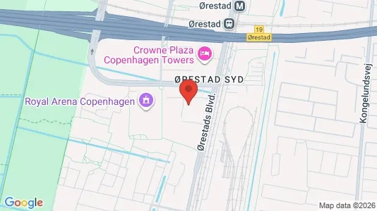 Apartments for rent i Copenhagen S - kort over placeringen