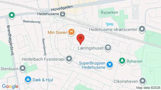 Apartments for rent i Hedehusene - kort over placeringen