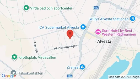 Apartments for rent i Alvesta - kort over placeringen