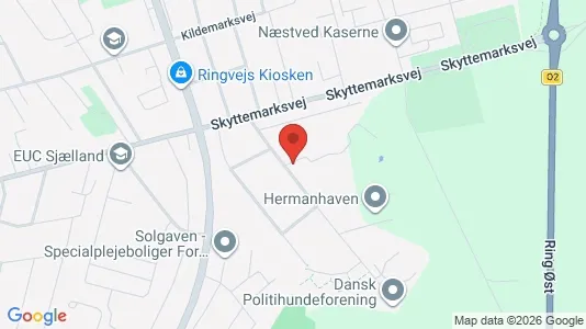 Apartments for rent i Næstved - kort over placeringen
