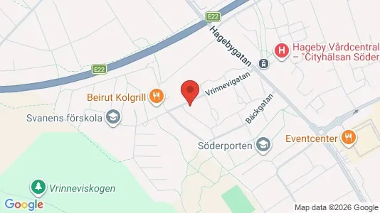 Apartments for rent i Norrköping - kort over placeringen