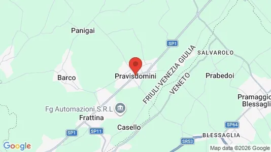 Apartments for rent i Pravisdomini - kort over placeringen