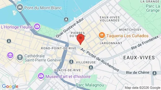 Apartments for rent in Geneva EAUX-VIVES - Photo from Google Street View