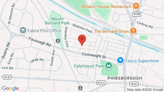 Apartments for rent i Dublin 7 - kort over placeringen