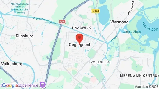 Apartments for rent i Oegstgeest - kort over placeringen