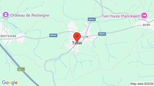 Houses for rent in Tellin - Photo from Google Street View