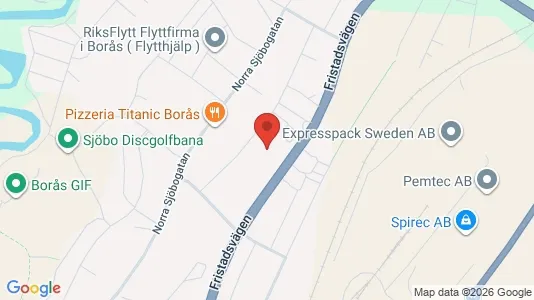 Apartments for rent i Borås - kort over placeringen
