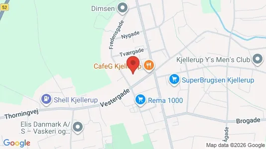 Apartments for rent i Kjellerup - kort over placeringen