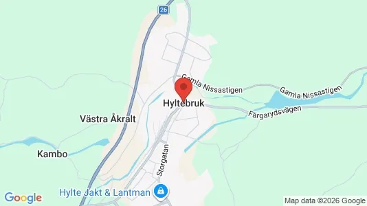 Apartments for rent i Hylte - kort over placeringen