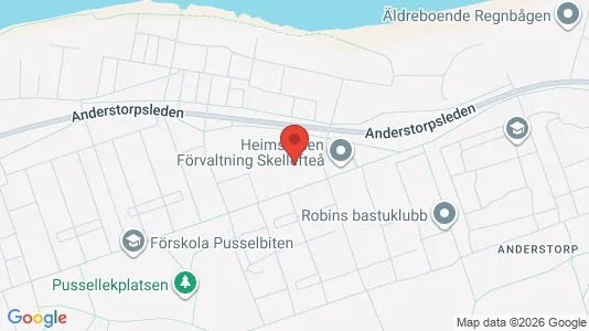Apartments for rent i Skellefteå - kort over placeringen