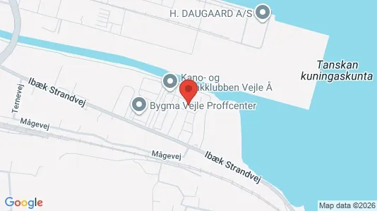 Apartments for rent i Vejle Center - kort over placeringen