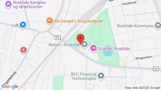 Apartments for rent i Roskilde - kort over placeringen