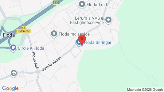 Apartments for rent i Lerum - kort over placeringen