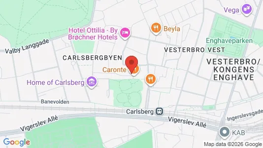 Apartments for rent i Vesterbro - kort over placeringen