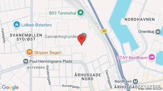 Apartments for rent i Østerbro - kort over placeringen