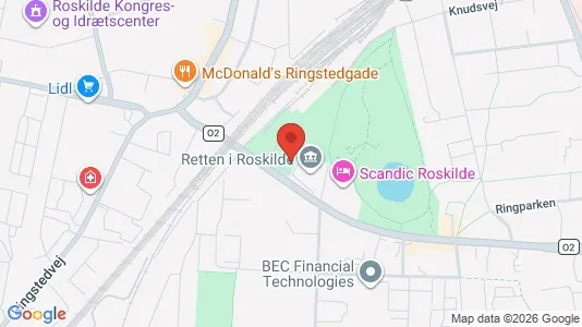 Apartments for rent i Roskilde - kort over placeringen