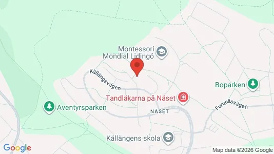 Apartments for rent i Lidingö - kort over placeringen