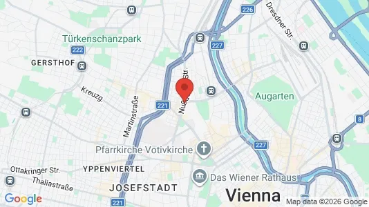 Apartments for rent i Vienna Alsergrund - kort over placeringen