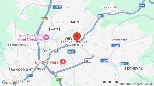Apartments for rent in Verviers - Photo from Google Street View