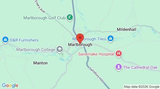 Houses for rent i Marlborough - Wiltshire - kort over placeringen