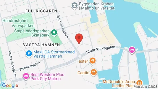 Apartments for rent i Malmö City - kort over placeringen