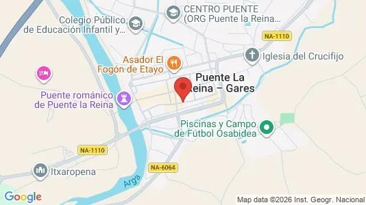 Apartments for rent in Puente la Reina/Gares - Photo from Google Street View