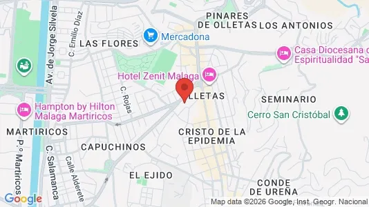 Rooms for rent in Málaga - Photo from Google Street View