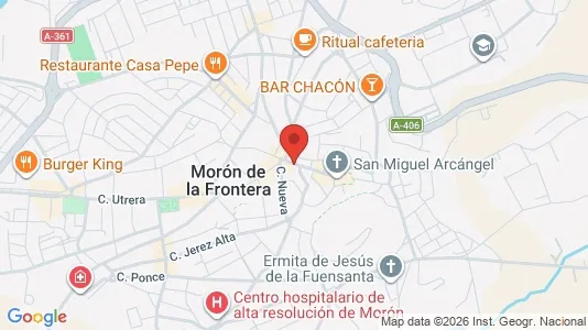 Apartments for rent in Morón de la Frontera - Photo from Google Street View