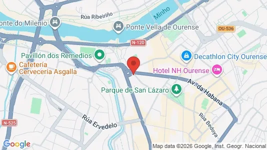 Apartments for rent in Ourense - Photo from Google Street View