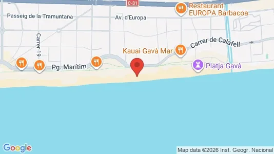 Apartments for rent in Castelldefels - Photo from Google Street View