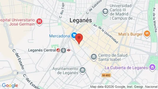 Rooms for rent in Leganés - Photo from Google Street View