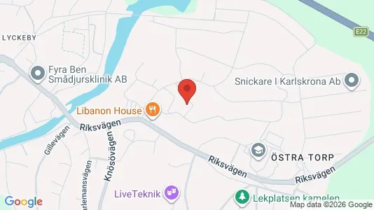 Apartments for rent i Karlskrona - kort over placeringen